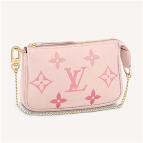 pink lv mini pochette|lv mini pochette accessoires.